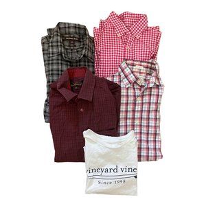MEN'S LUXURY SHIRT BRANDS BUNDLE - Lot of 5 designer shirts in Small or XS